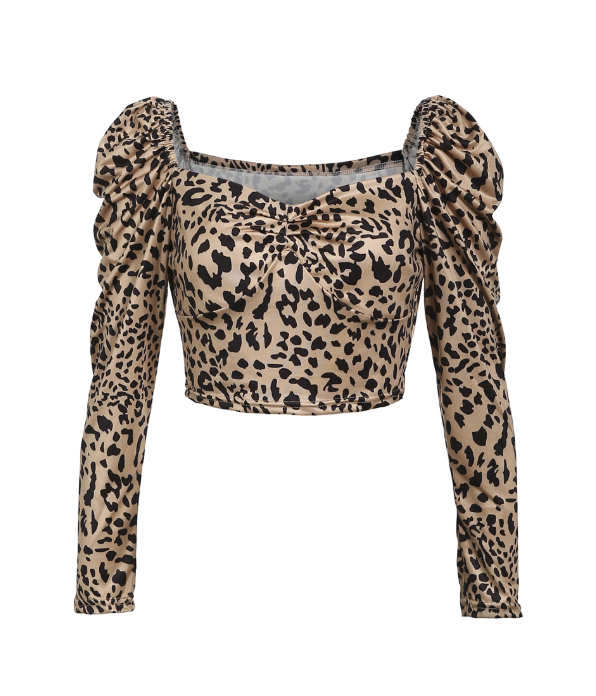 Slim Leopard Small Tube Top