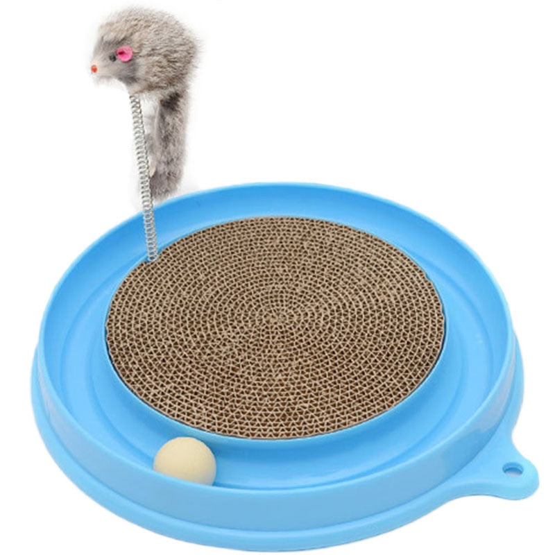 Cat Scratch & Catch Interactive Pet Turbo Toy