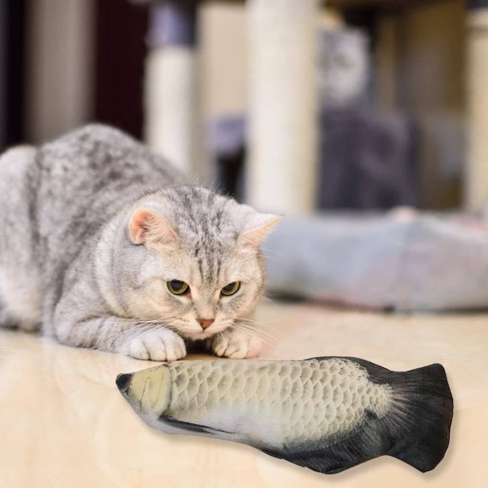 Realistic Moving Fish Electric Toy For Cat
