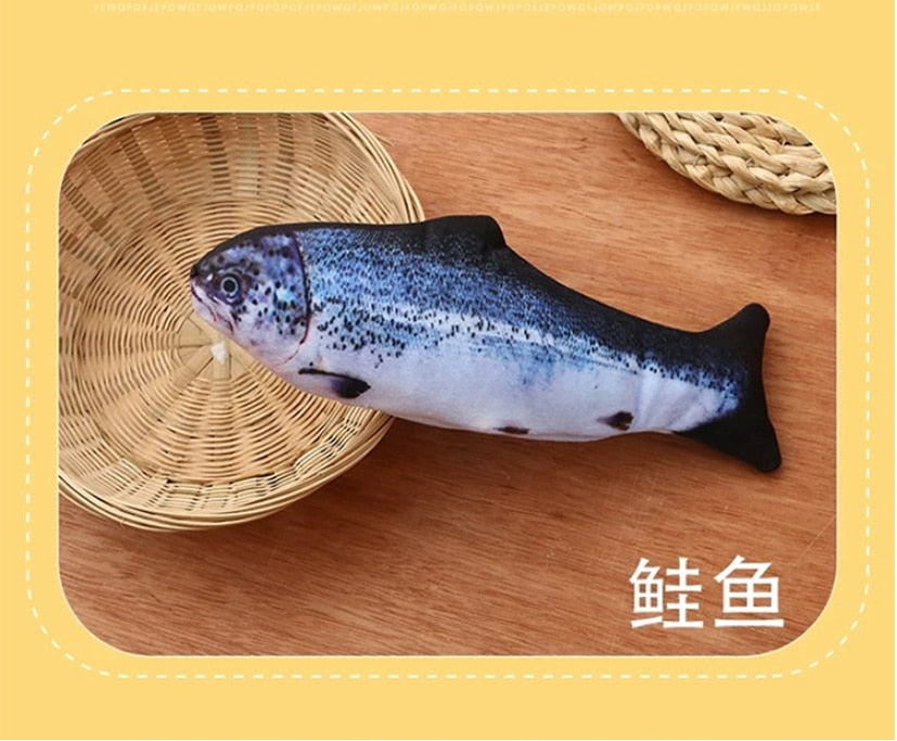 Realistic Moving Fish Electric Toy For Cat