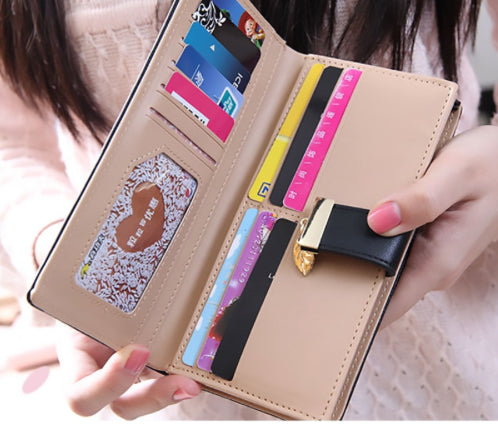 Ladies Gold leaves wallet