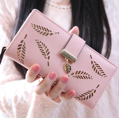 Ladies Gold leaves wallet