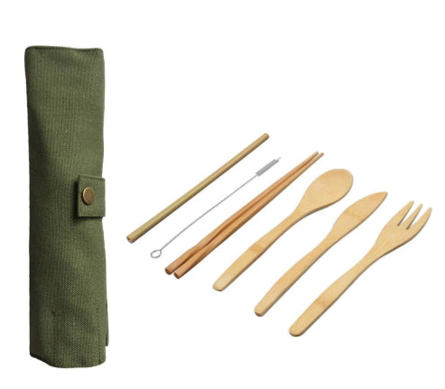 6Pcs/set Japanese Wooden Cutlery