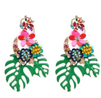 Chunky Tropical Earrings