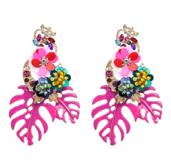 Chunky Tropical Earrings