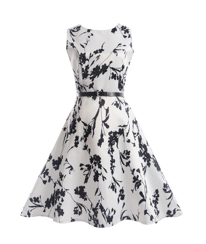 Ladies Casual Vintage Dress