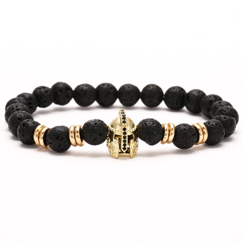 Trendy Micro Pave Cubic Crown Charm Bracelet