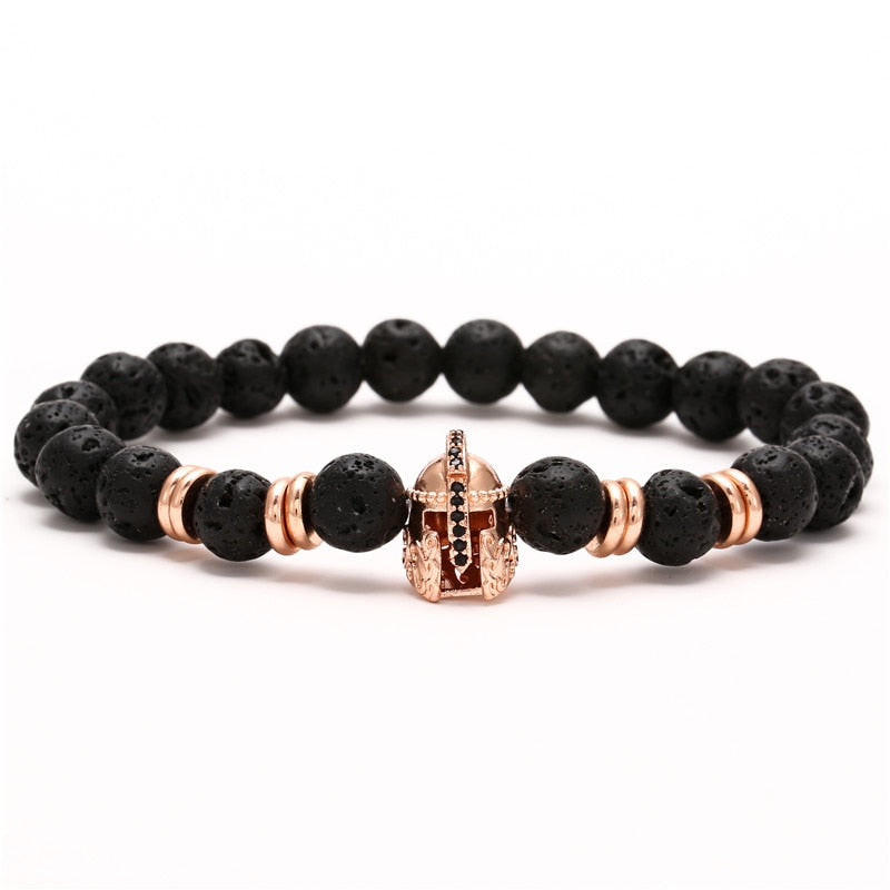 Trendy Micro Pave Cubic Crown Charm Bracelet