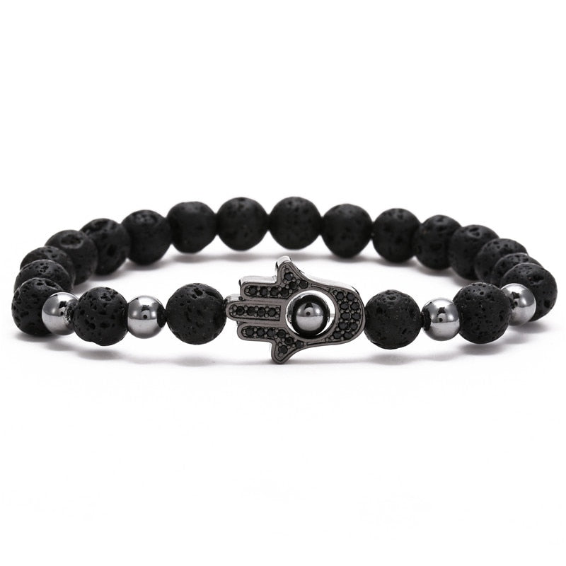 Trendy Micro Pave Cubic Crown Charm Bracelet