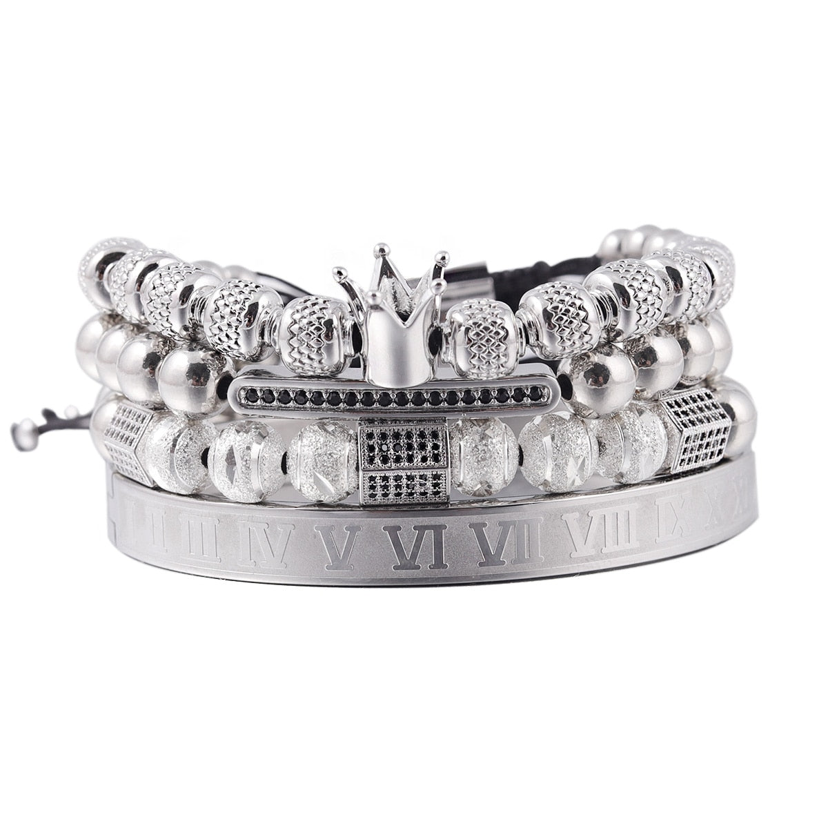 4pcs/set Luxury Men Bracelet