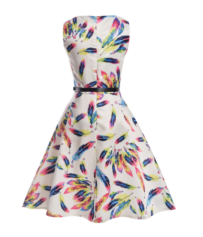 Ladies Casual Vintage Dress