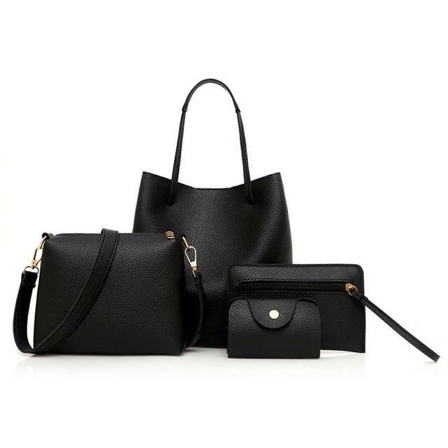 Ladies Leather Bag Set