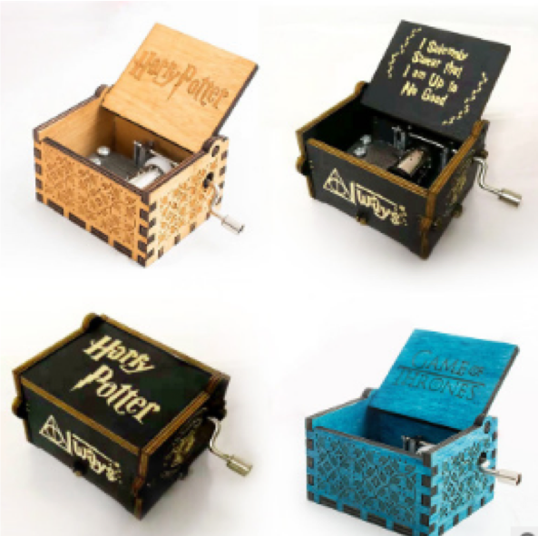 Harry Potter Wooden Music Box