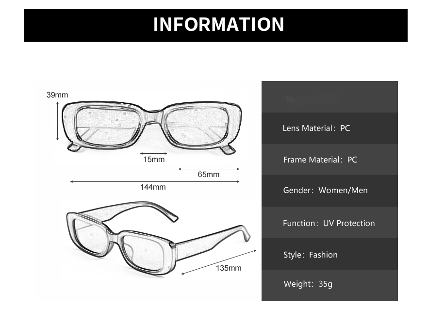 Small frame retro personality men and women sunglasses