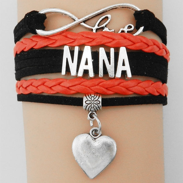 Love Infinity Leather Bracelets