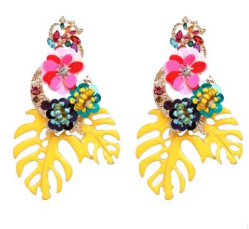 Chunky Tropical Earrings