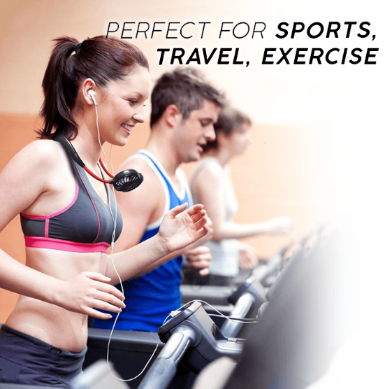 LED Lazy Neckband Fan