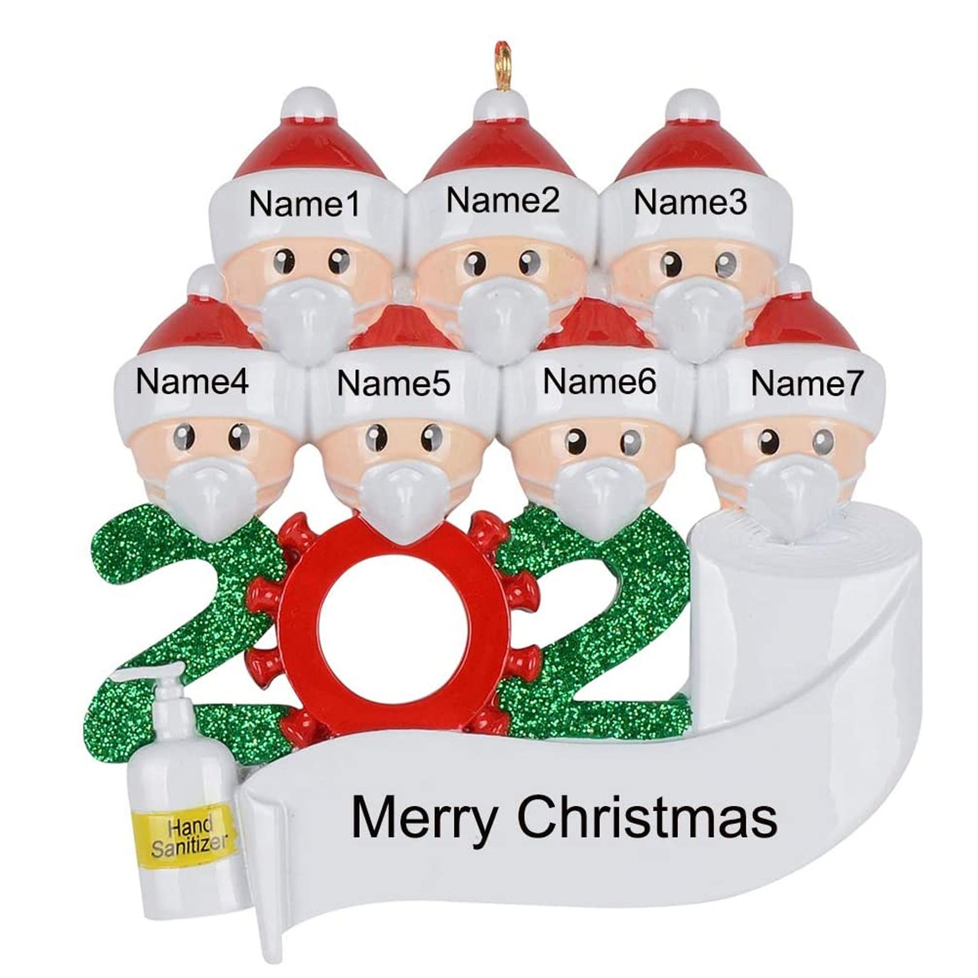 2020 Mask Isolation Christmas Pendant