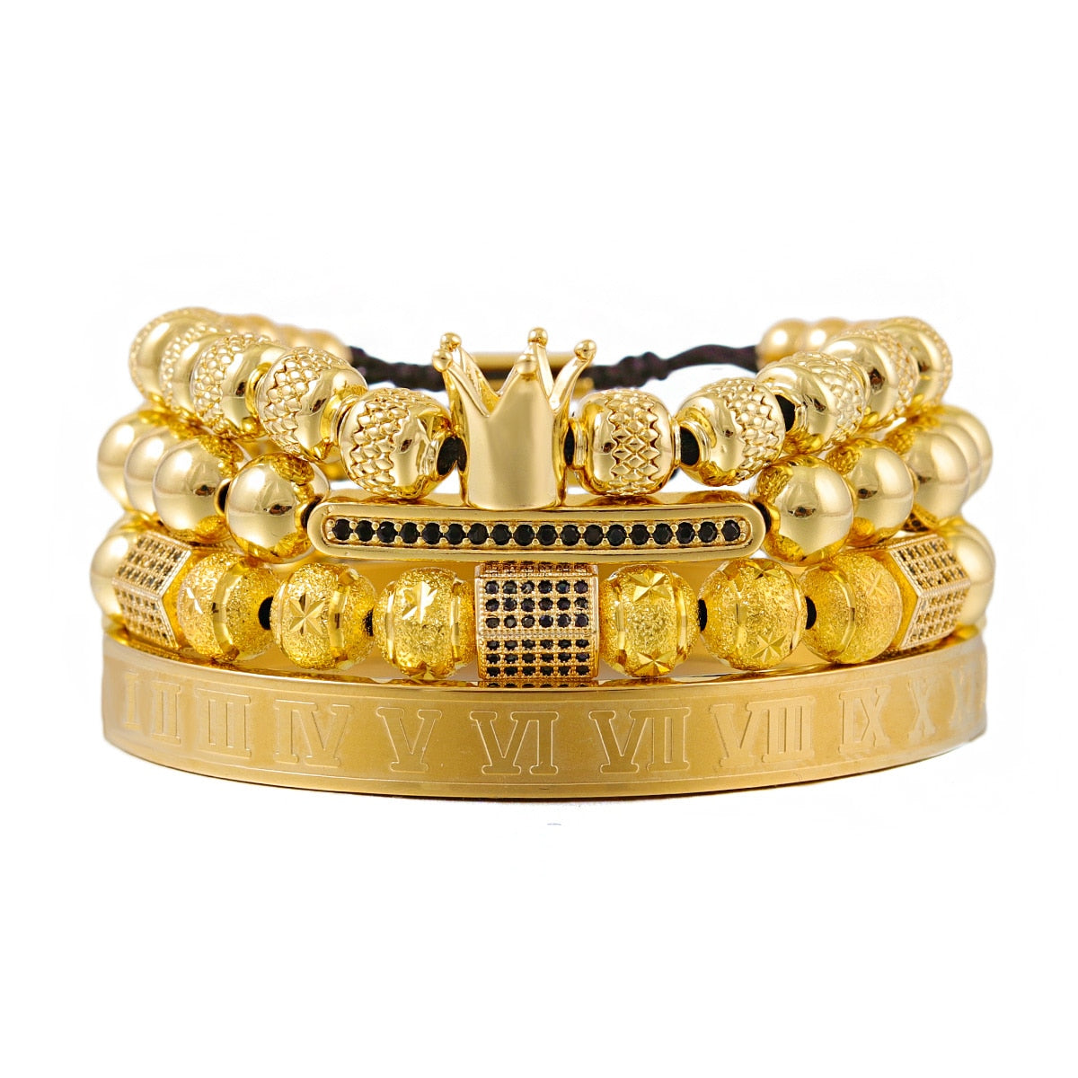 4pcs/set Luxury Men Bracelet