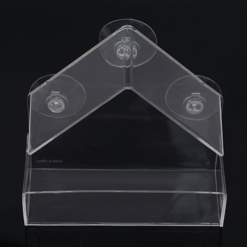 Acrylic Transparent Bird Feeder Window Viewing Bird Feeders