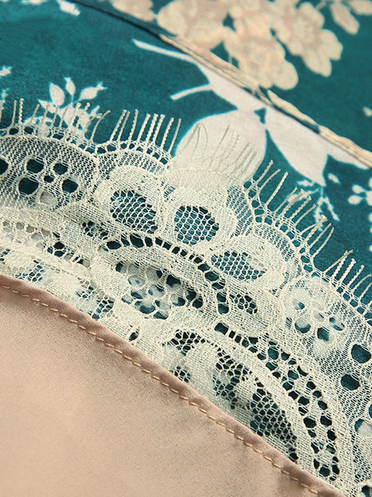 100% Real Summer Silk Dress