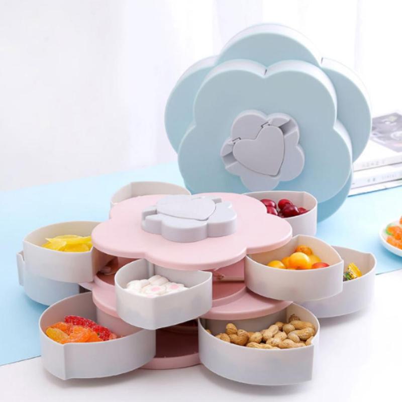 Multifunctional Rotating Snack Box