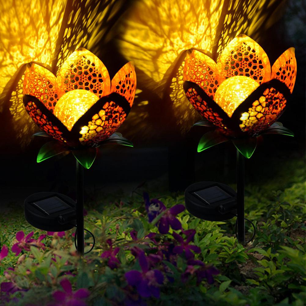 Garden Hollow Flower Stake Lamp