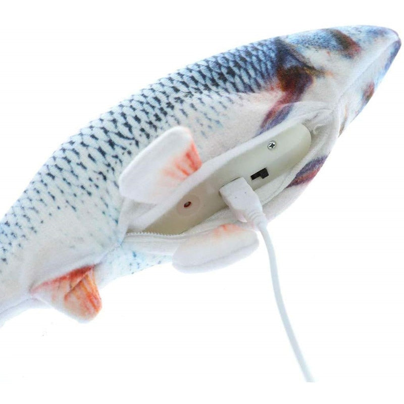Realistic Moving Fish Electric Toy For Cat