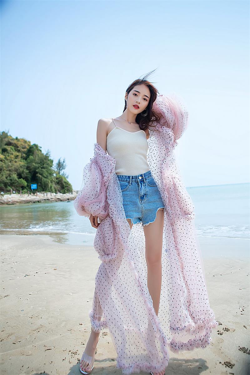 Trendy Summer Transparent Puff Sleeve