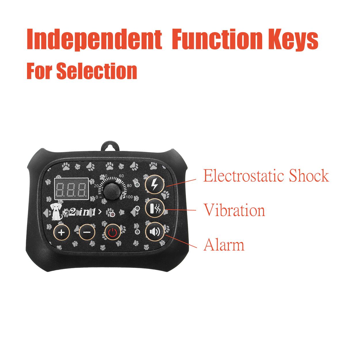 Electronic Wireless Remote Dog Training Collar Fence Containment System Dog Training Collar