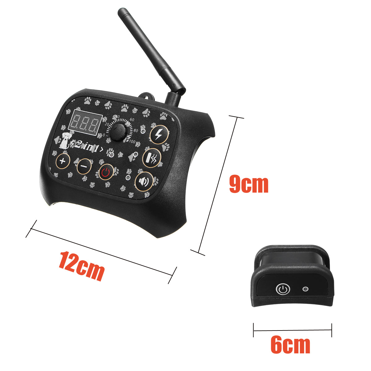 Electronic Wireless Remote Dog Training Collar Fence Containment System Dog Training Collar