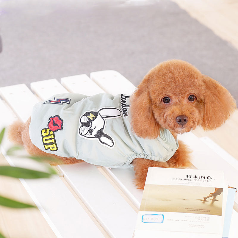 Pet Casual Graffiti Vest