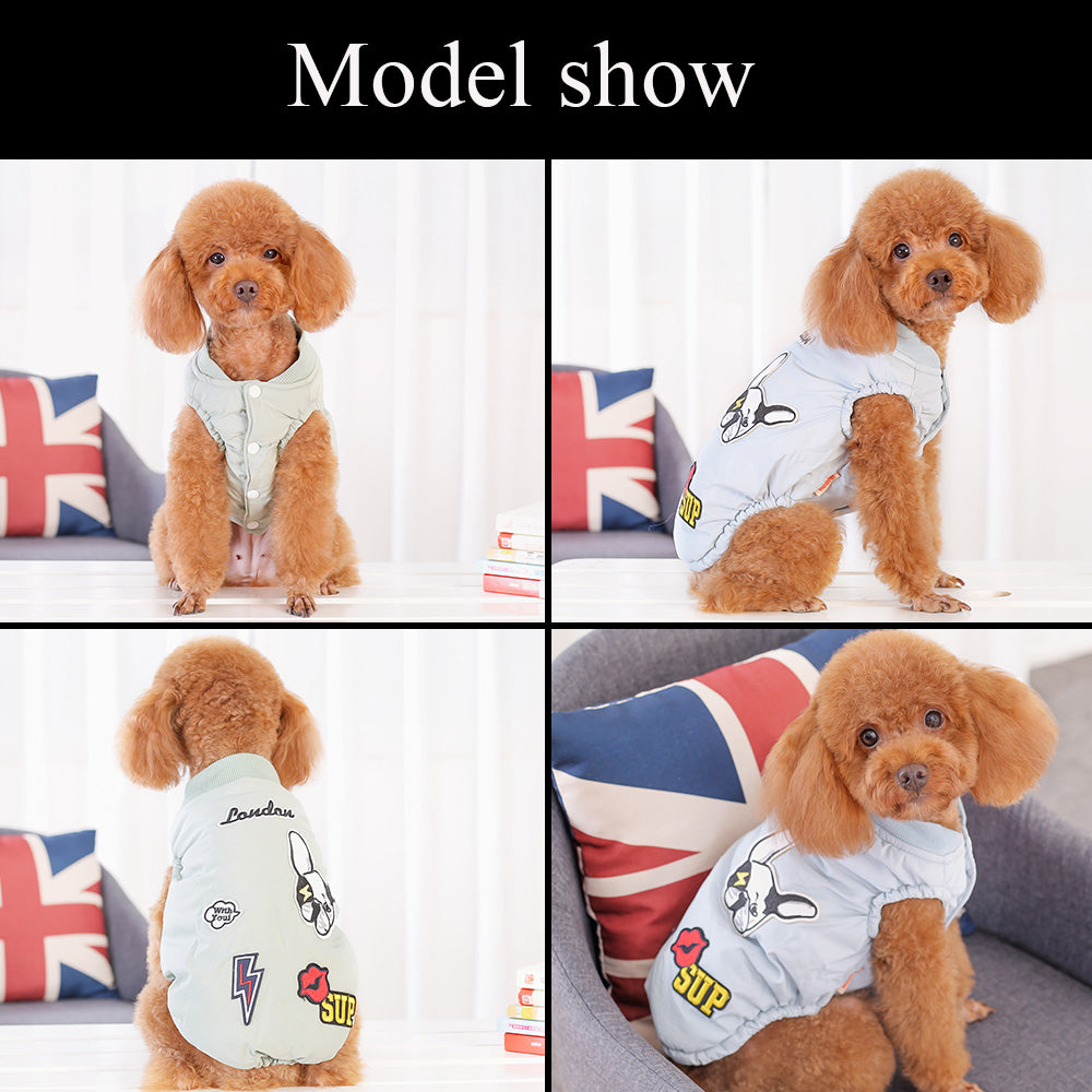 Pet Casual Graffiti Vest