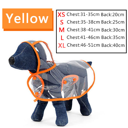 Pet Raincoat With Hat