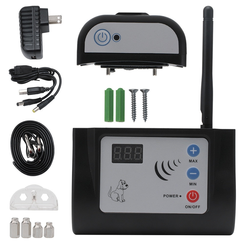 Wireless Waterproof Electric Dog Fence Outdoor Pet Dog Training Collar