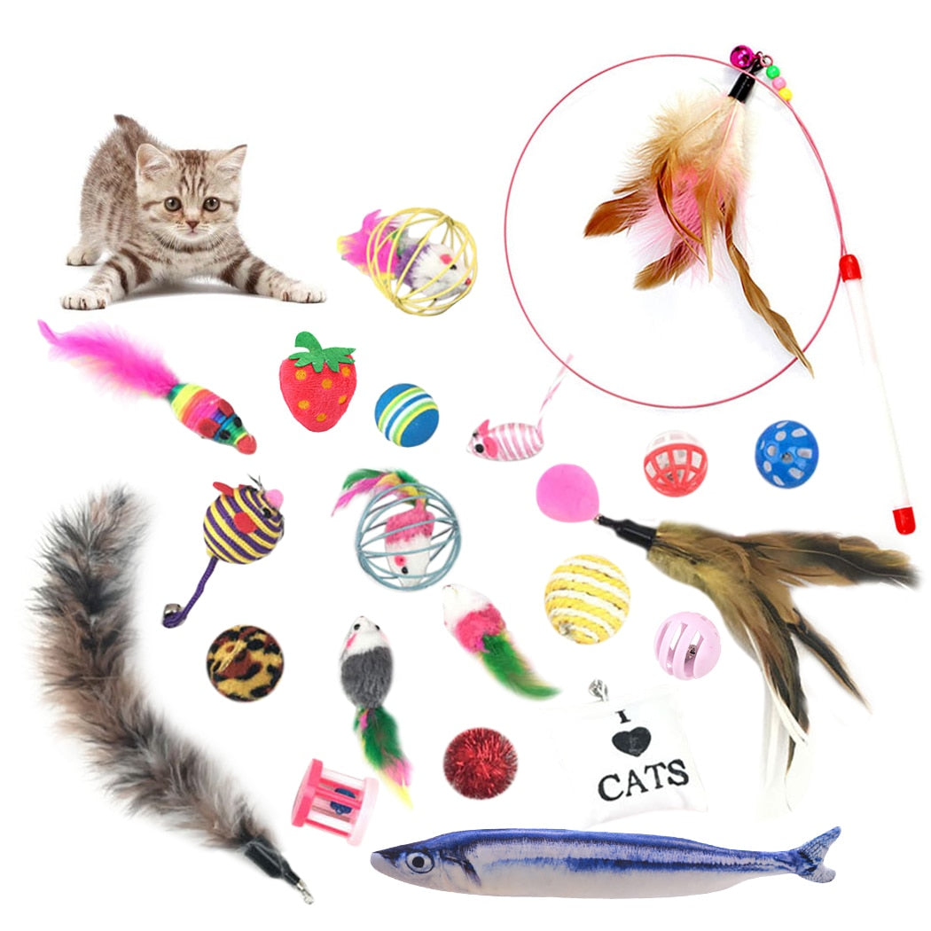 20pcs Cat Interactive Toy