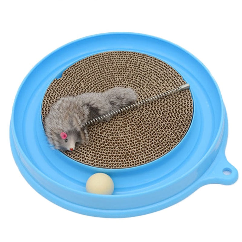Cat Scratch & Catch Interactive Pet Turbo Toy