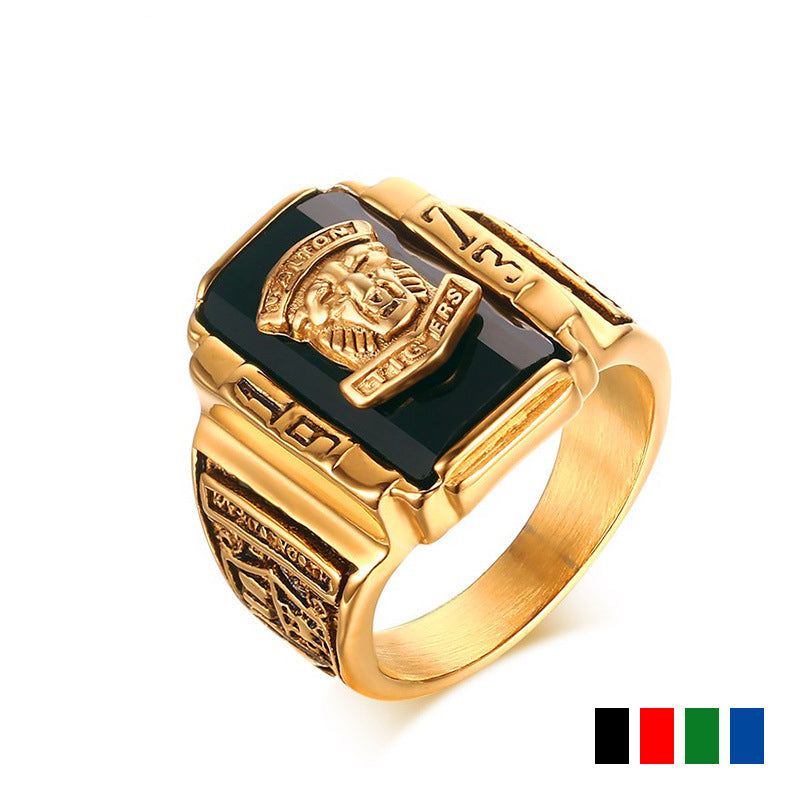 1973 Walton Tigers Navy Signet Rings for Men