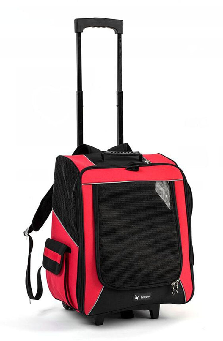 TAILUP Outdoor Head Out Double Shoulder Portable Travel Pet Dog Backpack Bag