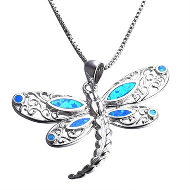 FDLK Fashion Blue Opal Sea Turtle Pendant Necklaces for Women Female Animal Wedding Statement Chain Necklace Ocean Beach Jewelr