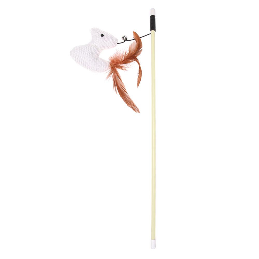 Cute Colorful Rod Teaser Wand Cat Toys