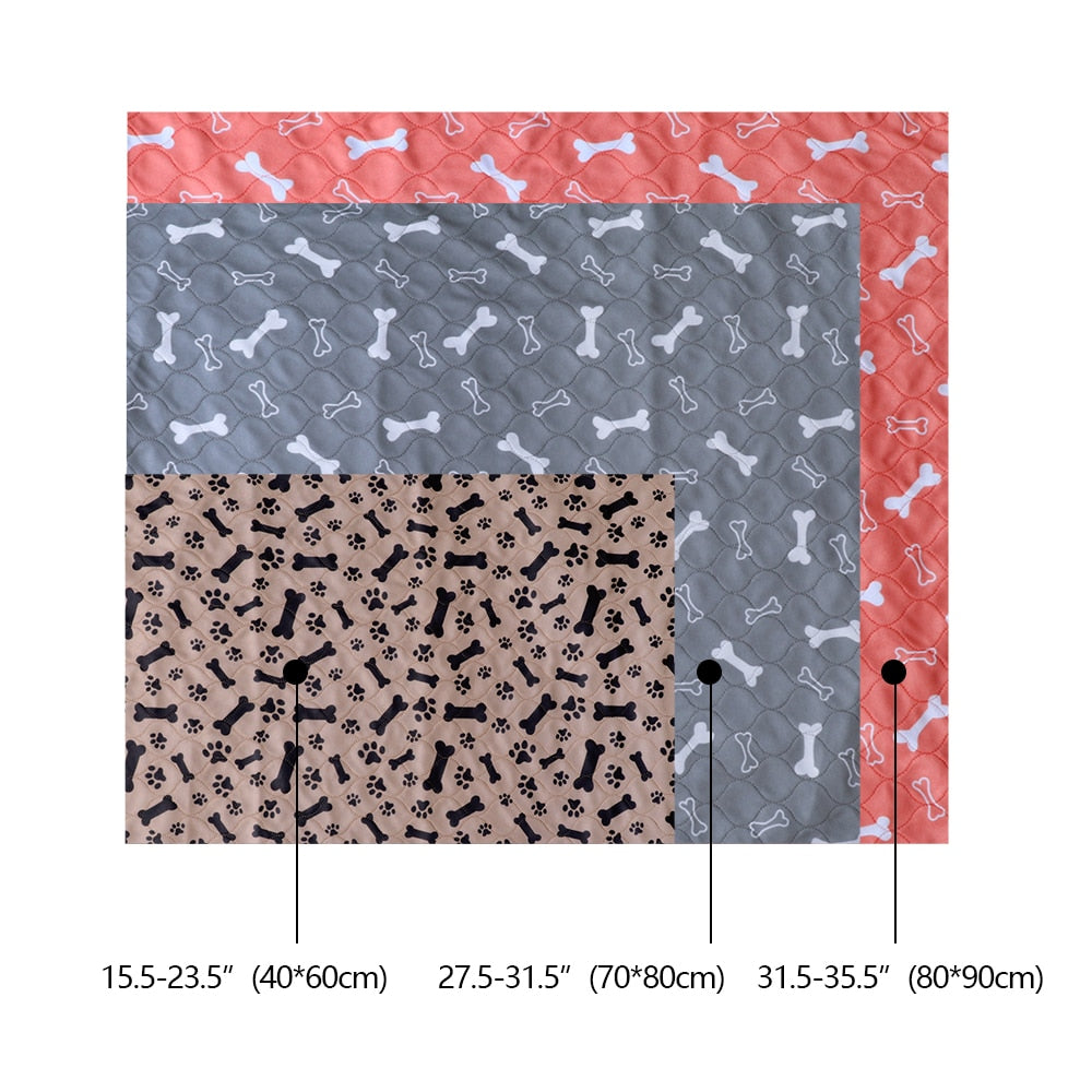 Reusable 3 Layer Absorbent Dogs Diapers Pads