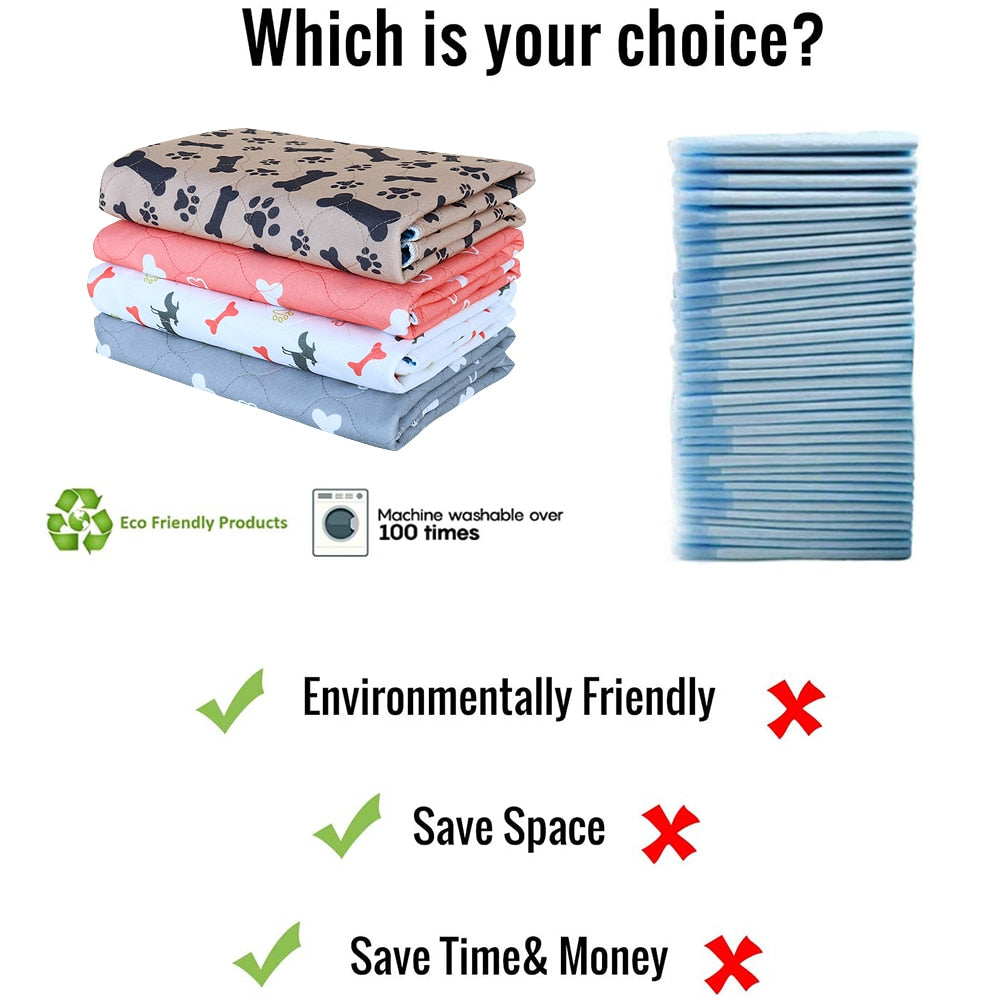 Reusable 3 Layer Absorbent Dogs Diapers Pads