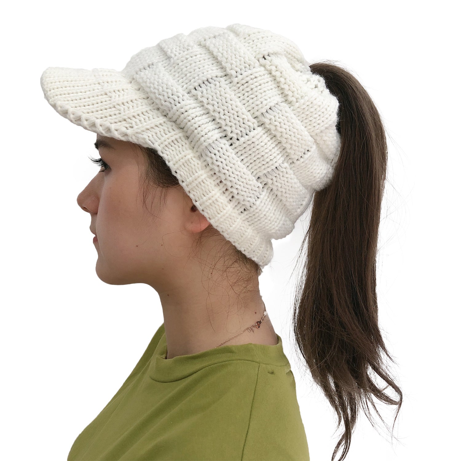 Ladies Warm Hollow Hat