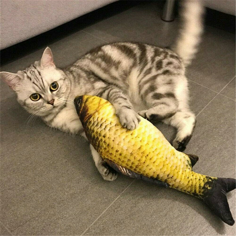 Realistic Moving Fish Electric Toy For Cat
