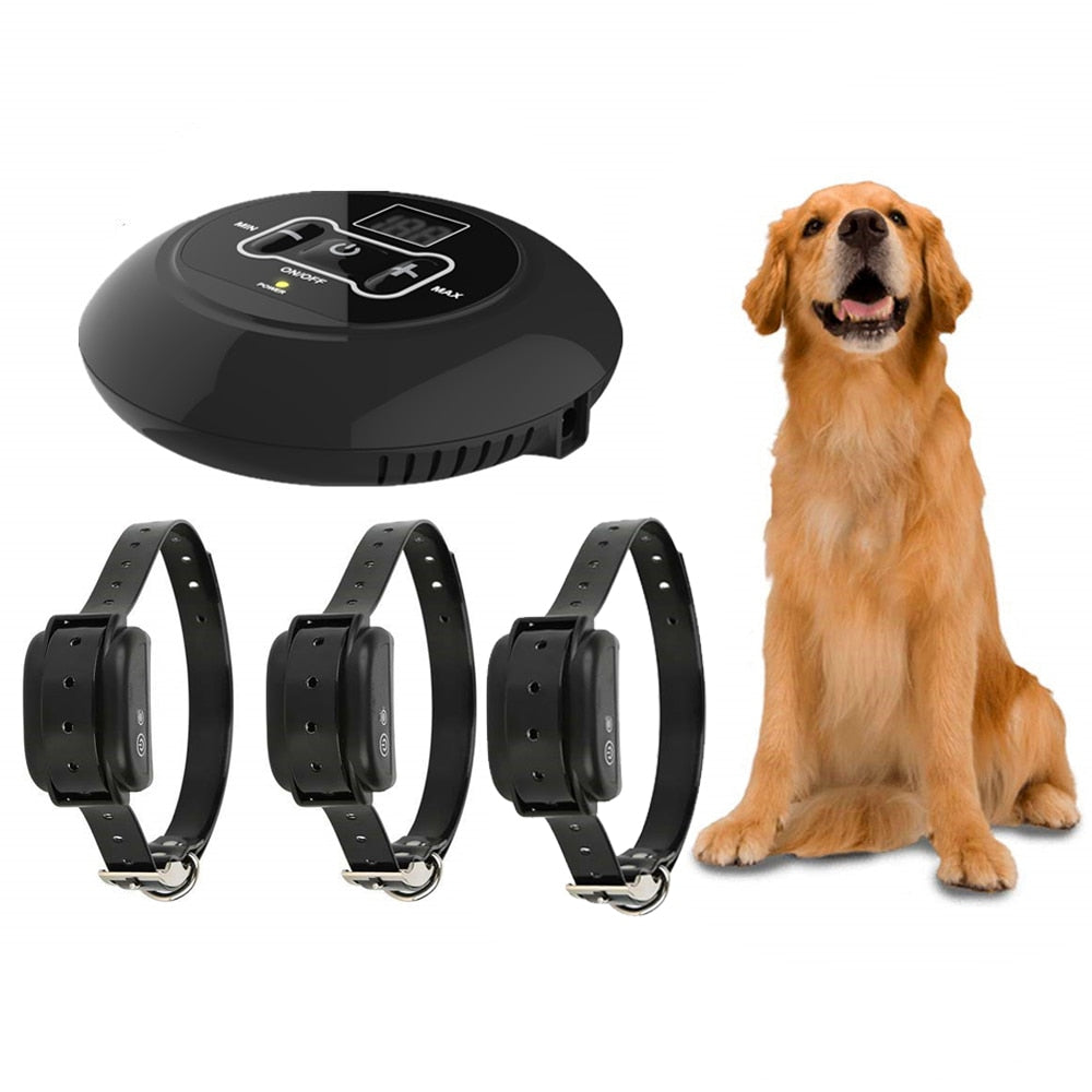 500m Wireless Dog Electric Fence Waterproof Rechargeable Dogs Collar
