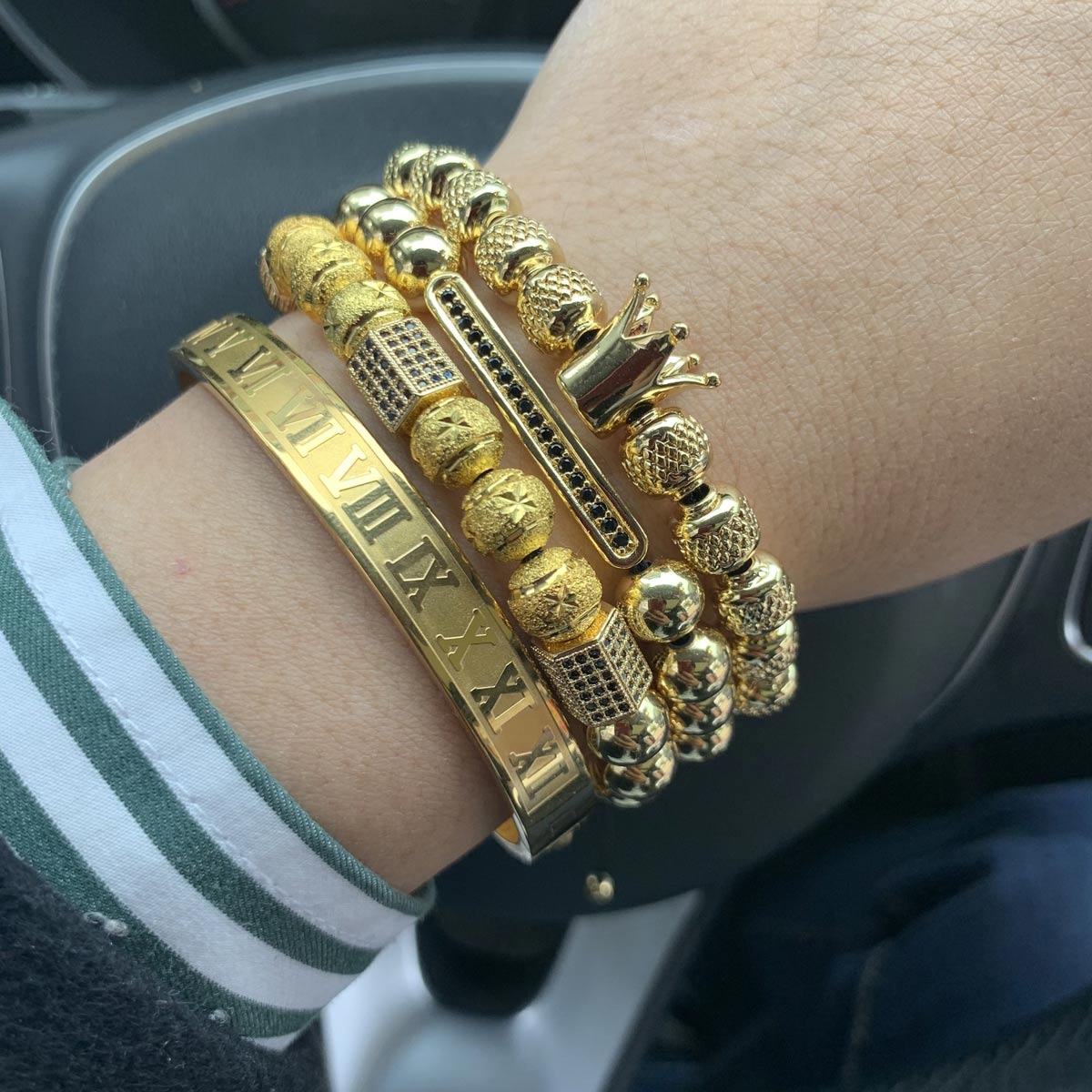 4pcs/set Luxury Men Bracelet