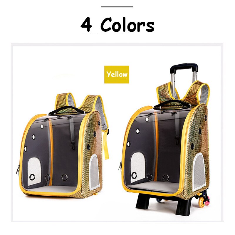 Pet Dog Breathable Outdoor Carrier Trolley Stroller