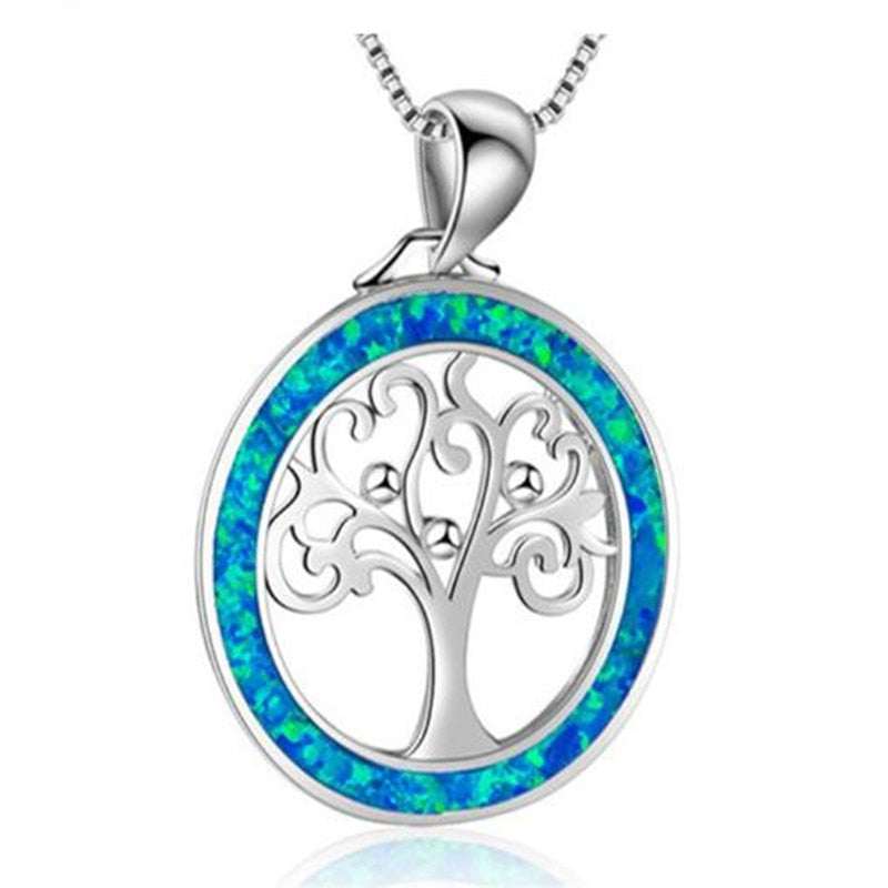 FDLK Fashion Blue Opal Sea Turtle Pendant Necklaces for Women Female Animal Wedding Statement Chain Necklace Ocean Beach Jewelr