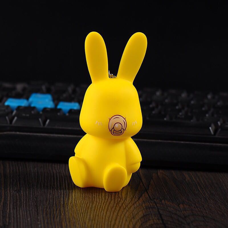 Baby Rabbits Cute Car Accessories Interior Woman Burst Eye Rabbit Doll Car Air-conditioning Outlet Perfume Clip Auto Ornament Gift